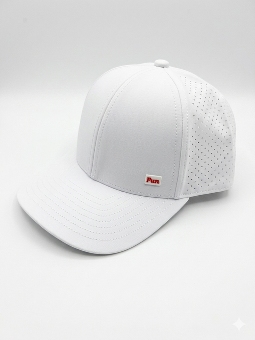 Golf Hat - White/Black