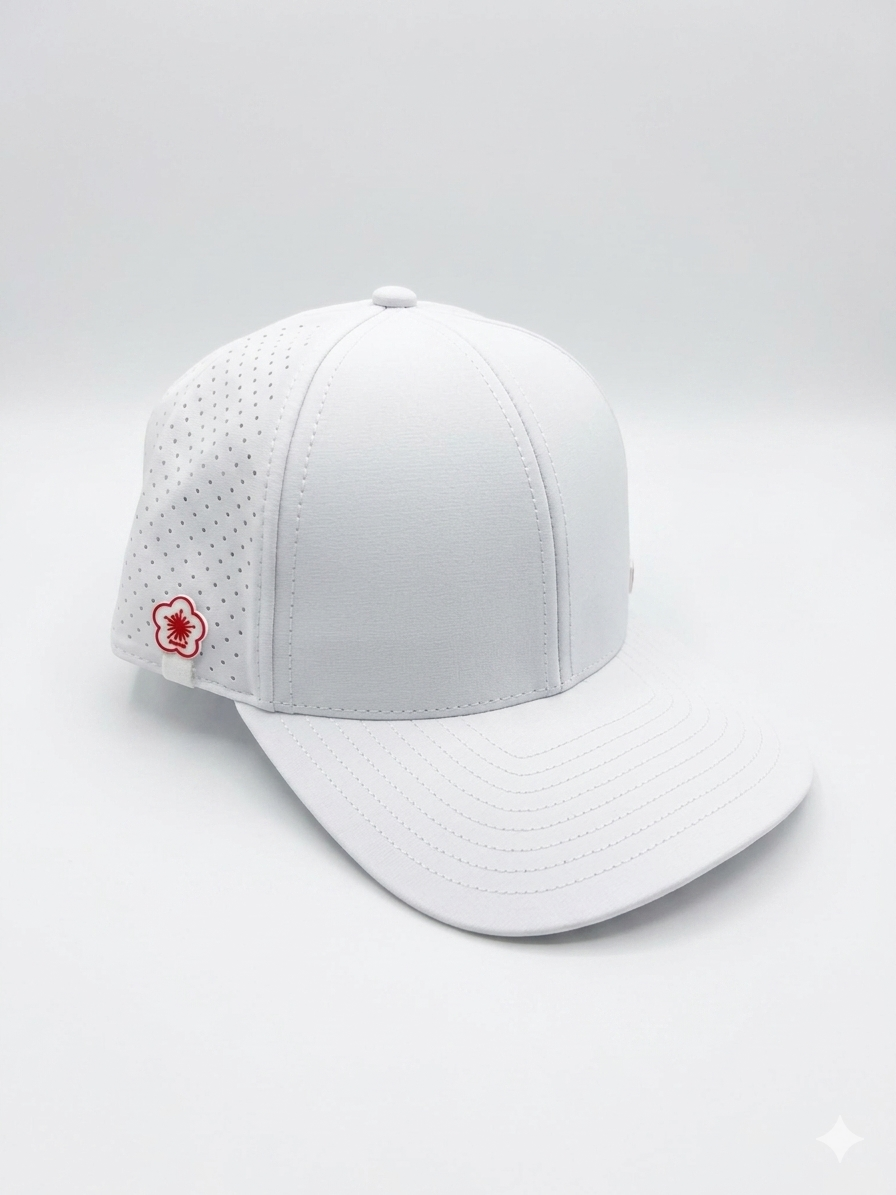 Golf Hat - White/Black