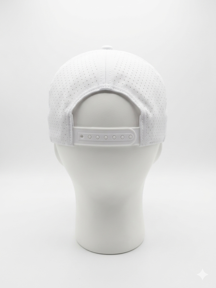 Golf Hat - White/Black