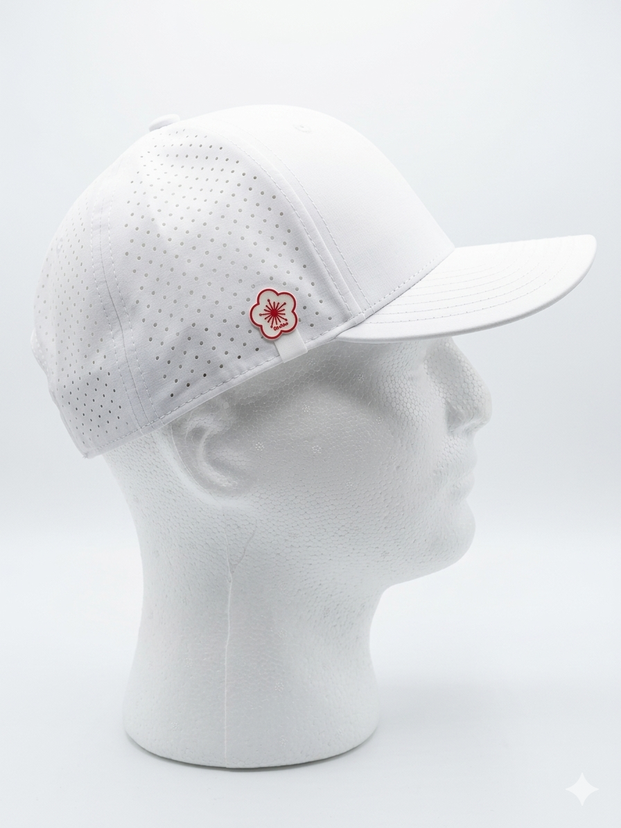 Golf Hat - White/Black