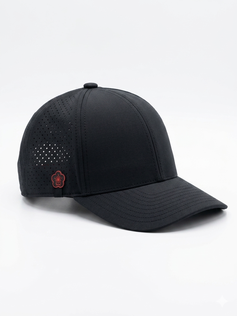 Golf Hat - White/Black