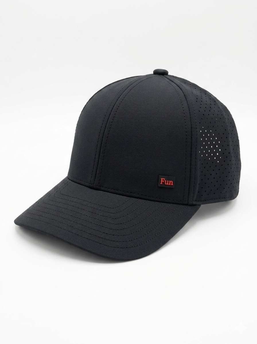 Golf Hat - White/Black