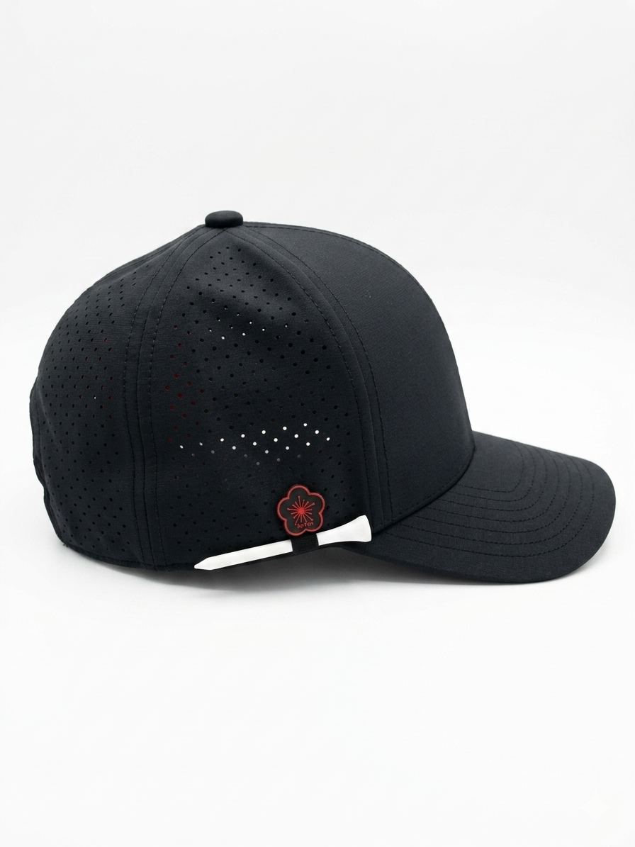 Golf Hat - White/Black
