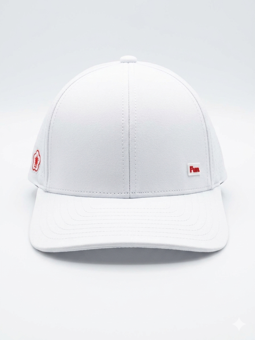 Pickleball Performance Hat – Black/White