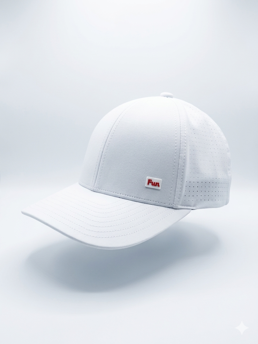 Pickleball Performance Hat – Black/White
